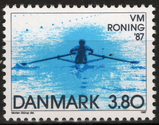 Denmark 842 MNH World Rowing Championships Sports Boats 083022S64