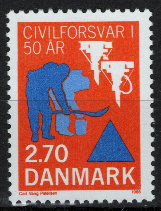 Denmark 851 MNH Civil Defense Emergency Planning Agency 083022S72