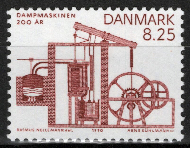 Denmark 912 MNH Steam Engine Andrew Mitchell Trains 083022S75