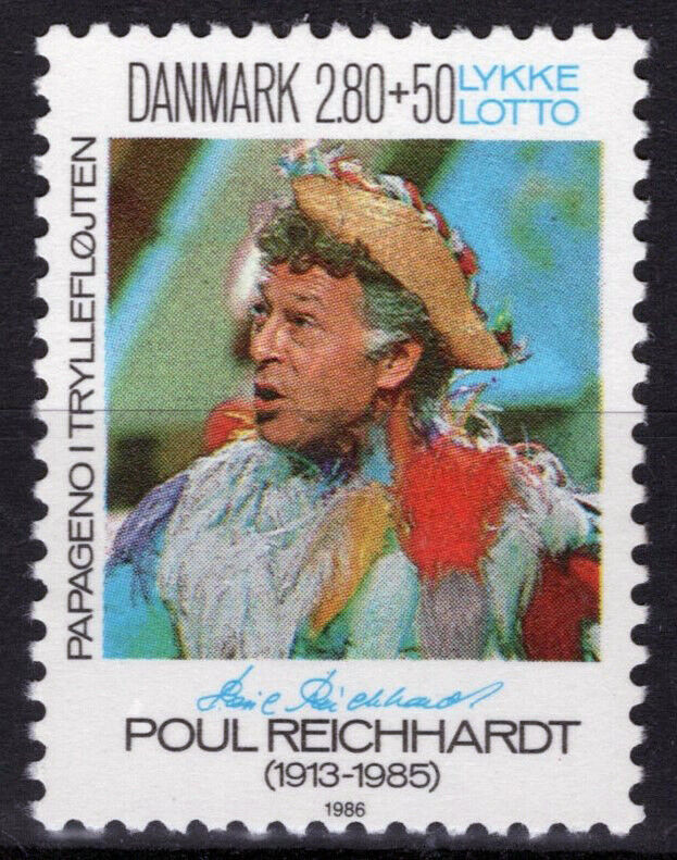 Denmark B69 MNH Poul Reichhart The Magic Flute  083022S87