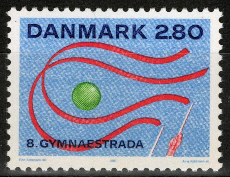 Denmark 840 MNH Gymnaestrada Herning Sports Gymnastics 083022S62