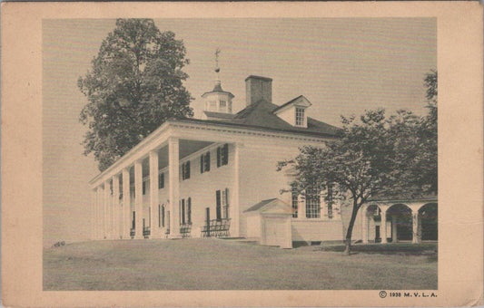 ZAYIX Postcard Mount Vernon Virginia 1938 - George Washington's Home 090222PC42