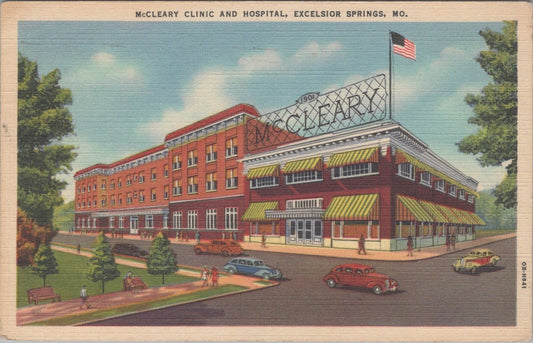 ZAYIX Postcard McCleary Clinic & Hospital Excelsior Springs Missouri 090222PC44