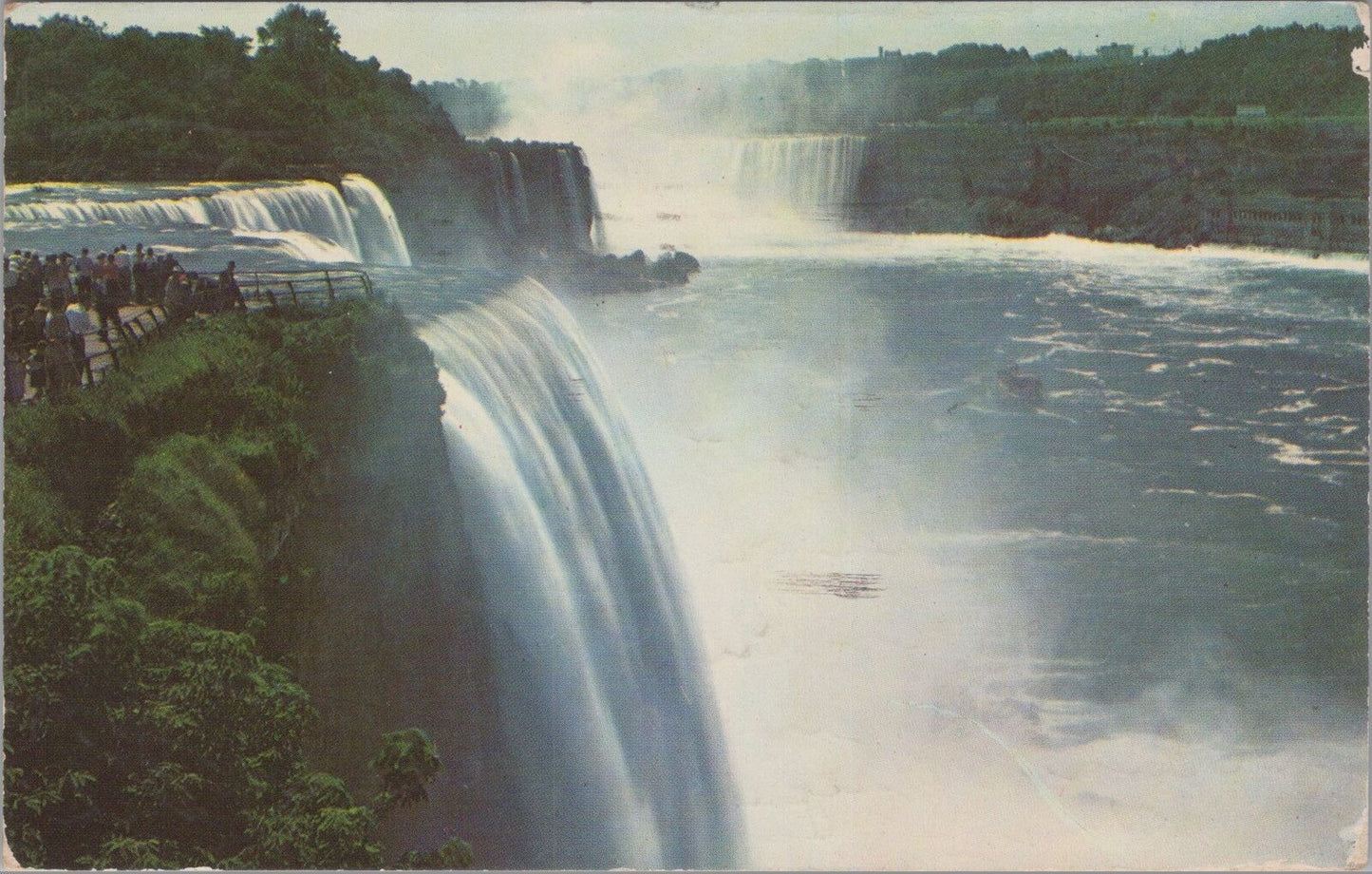 ZAYIX Postcard Niagara Falls Plastichrome Photo Canada 083022PC70