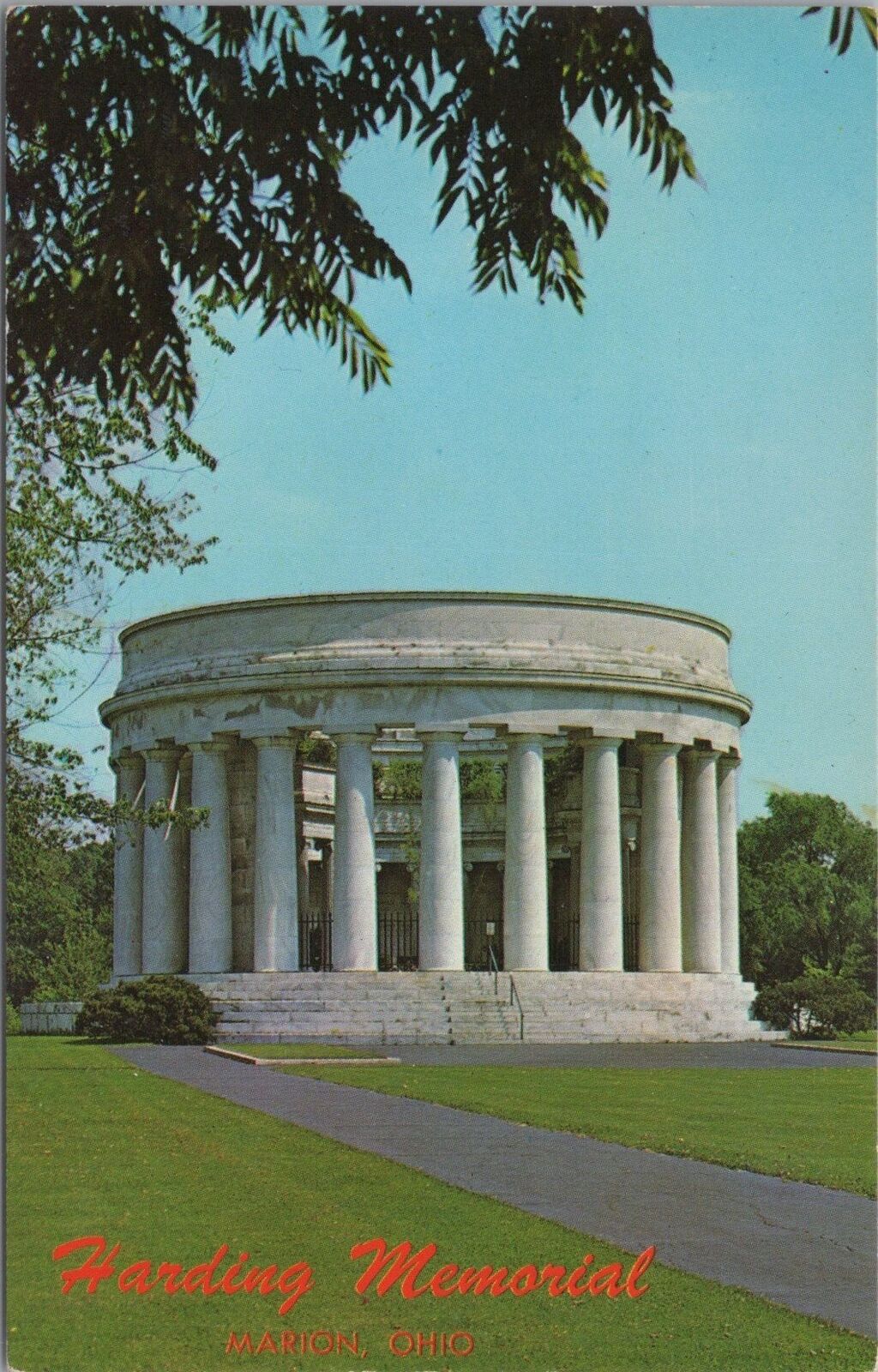 ZAYIX Postcard President Warren Harding Memorial Marion Ohio 090222PC09