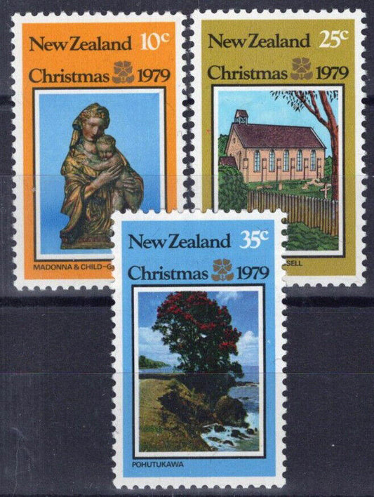 New Zealand 690-692 MNH Christmas Artist Ghiberti Virgin & Child 092022S22