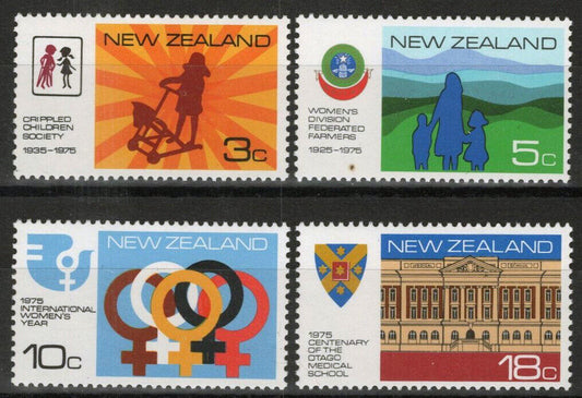 New Zealand 567-570 MNH Medical Children Women Farming IWY 090722S149