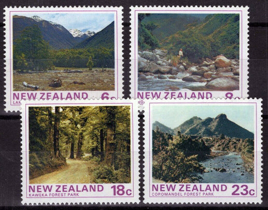 New Zealand 577-580 MNH State Forest Parks Nature Mountains 092022S07