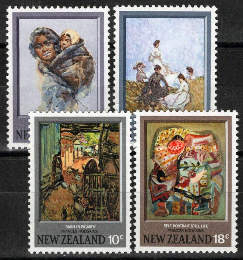 New Zealand 521-524 MNH Paintings Frances Hodgkins Artist 092022S02