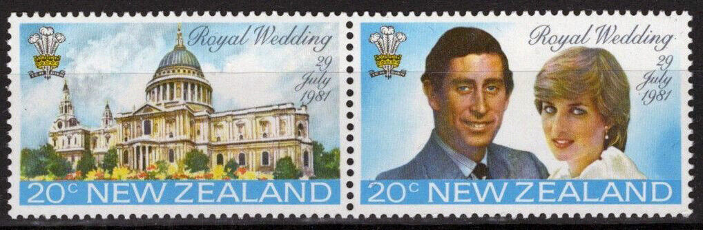 New Zealand 735a MNH Prince Charles & Lady Diana Royalty 092022S35