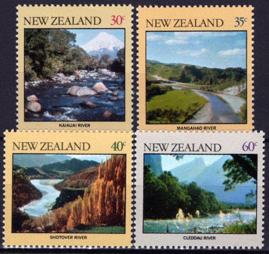 New Zealand 730-733 MNH Shotover Kaiauai Cleddau Rivers 092022S32