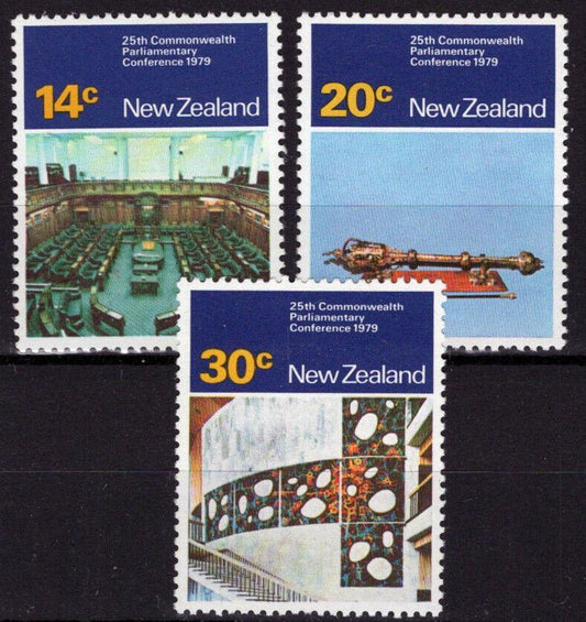 New Zealand 698-700 MNH House of Parliament Government 092022S23