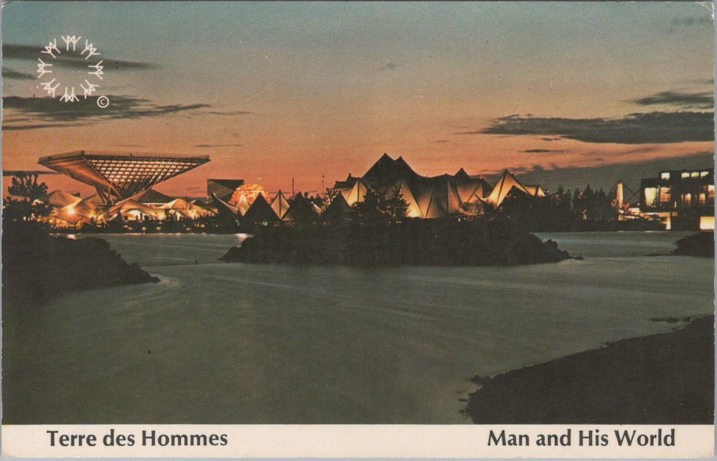 ZAYIX Postcard Terre des Hommes Man & His World Expo 67 Memorial 090222PC120