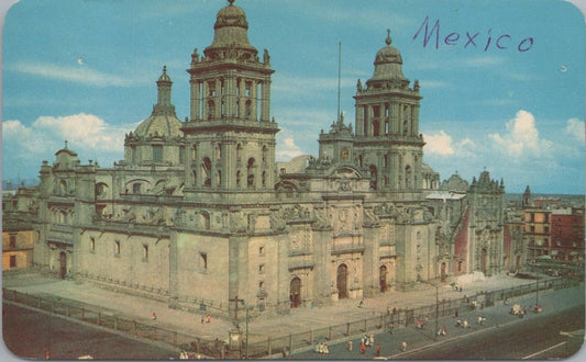 ZAYIX Postcard La Cathedral de Mexico Largest Cathedral in Mexico 090222PC125