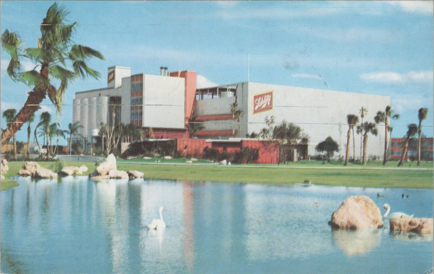 ZAYIX Postcard Schlitz Beer Tampa Plant 1966 090222PC145