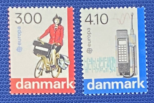 Denmark 854-855 MNH Communications