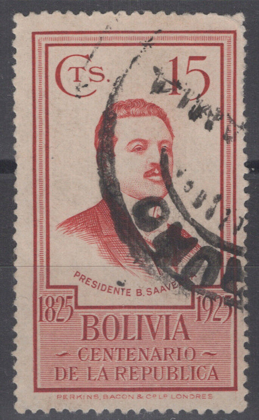 Bolivia 155 Used Pres. Saavedra 081922S28