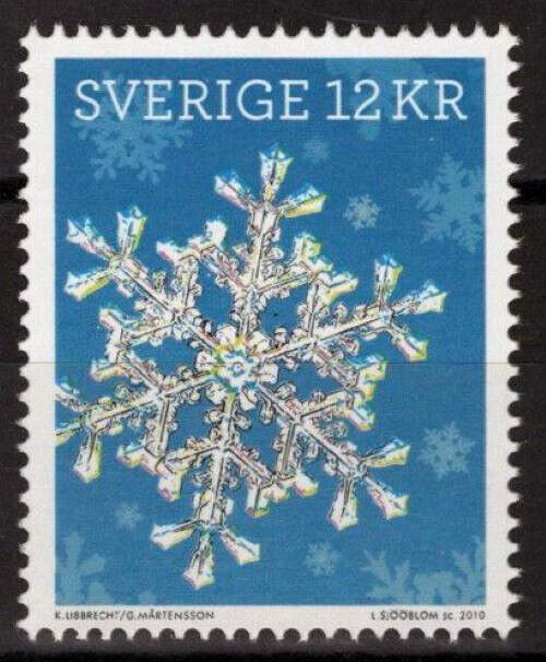 Sweden 2647 MNH Snowflakes 100222S120M