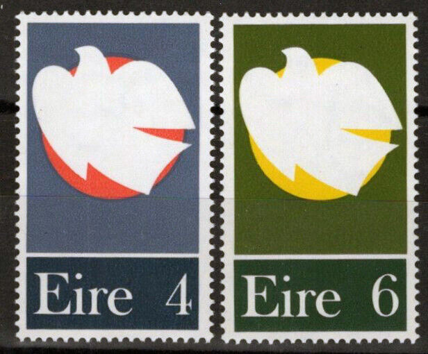 Ireland 318-319 MNH Dove Birds Patriot Dead 101822S17