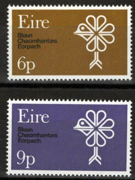 Ireland 277-278 MNH Nature Conversation Yr. Birds Trees 101822S05