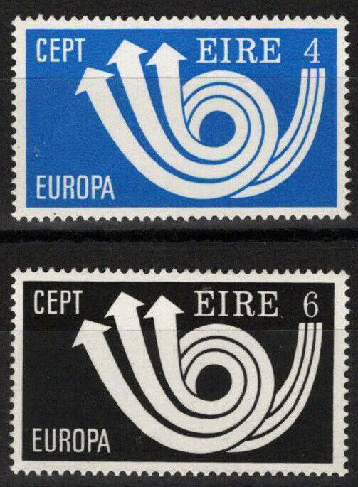 Ireland 329-330 MNH Post Horn of Arrows Europa CEPT 101822S25