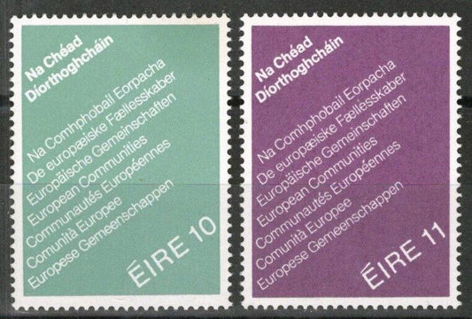 Ireland 447-448 MNH European Communities Parliament  101822S64