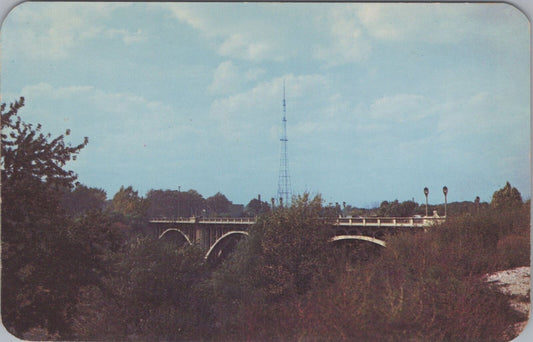 ZAYIX Postcard East Capital Drive Bridge, Milwaukee, Wisconsin 102022-PC23