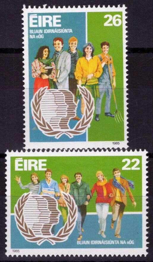 Ireland 624-625 MNH Intl. Youth Year 101822S128