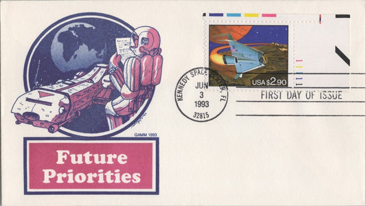 US 2543 FDC Gamm Cachet - Future Priorities Space Shuttle ZAYIX 061722SM31