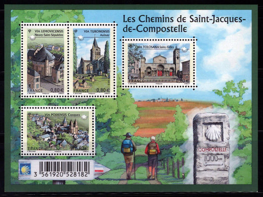 France 4351 MNH Way of St. James Architecture 092222SM93