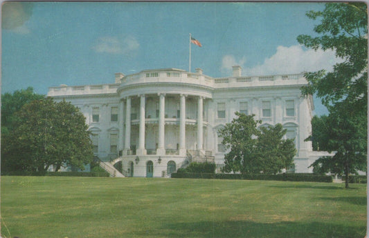 ZAYIX Postcard 1958 White House Washington DC 090222PC55