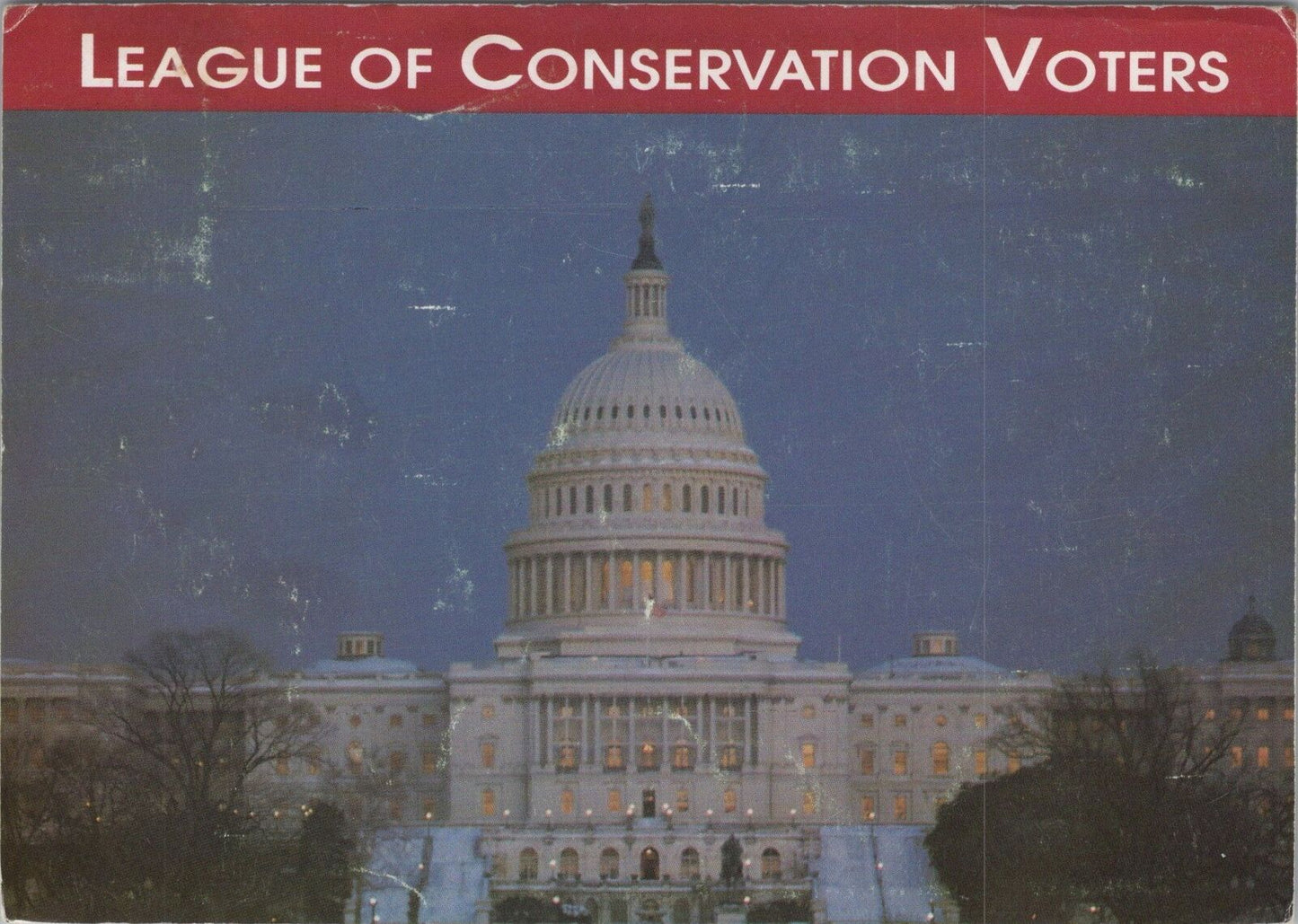 ZAYIX Postcard League of Conservation Voters US Capitol Advertising 090222PC68