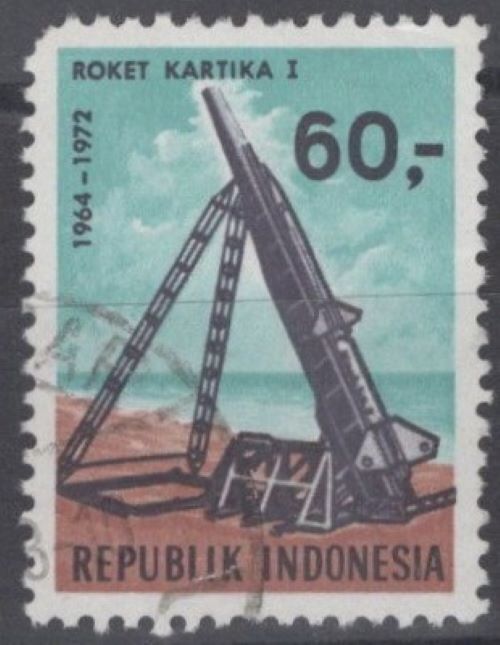 Indonesia 821 Used Space Achievements Rocket