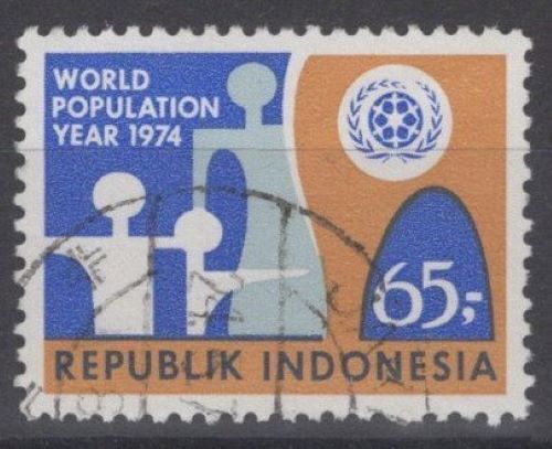 Indonesia 918 Used Family WPY Emblem Society