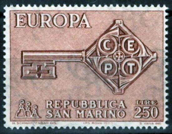 San Marino 697 MNH - Europa / CEPT / Key 100222S56