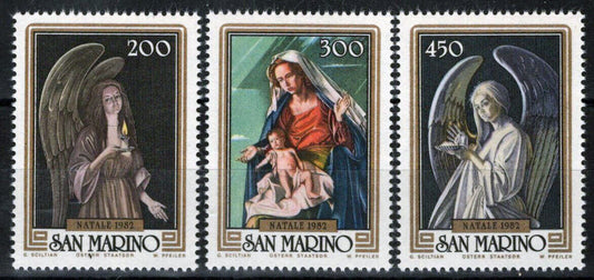 San Marino 1037-1039 MNH Christmas / Angels 100222S68