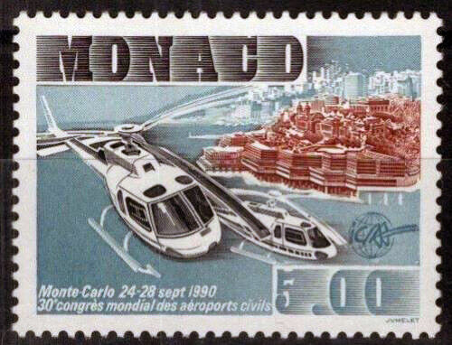 Monaco 1731 MNH Aviation Helicopters Transportation 11322S59