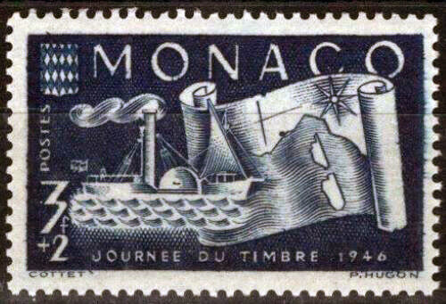 Monaco B92 MNH Ships Transportation Stamp Day semi-postal 11322S77M