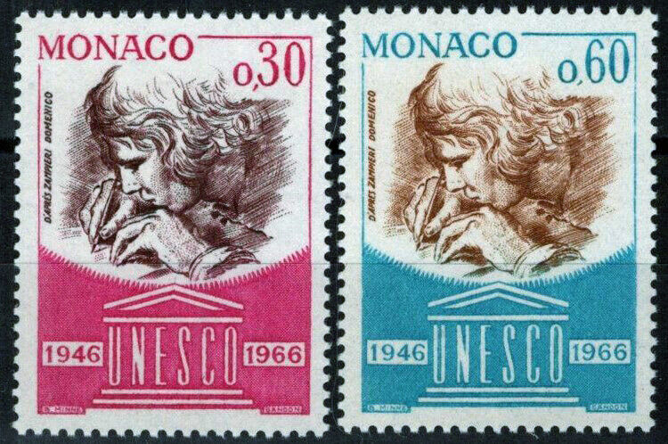 Monaco 642-643 MNH UNESCO 11322S86