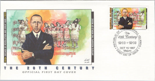 Marshall Islands 646 FDC 20th Cent Music Stravinsky Ballet 040922SM265