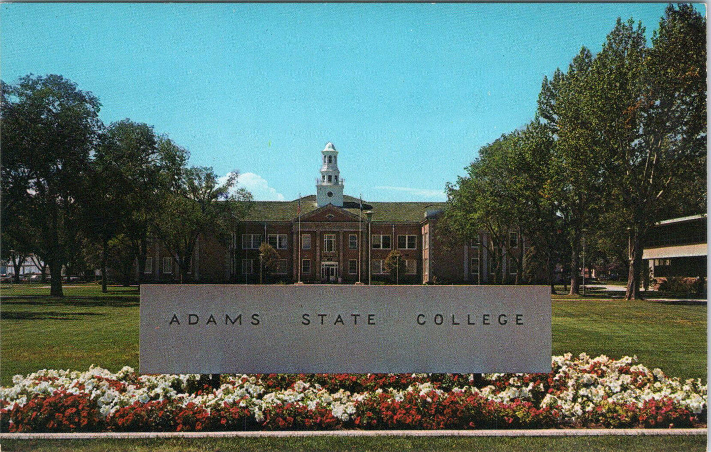 ZAYIX Adams State College, Alamosa, Colorado Pride of San Luis Valley Postcard