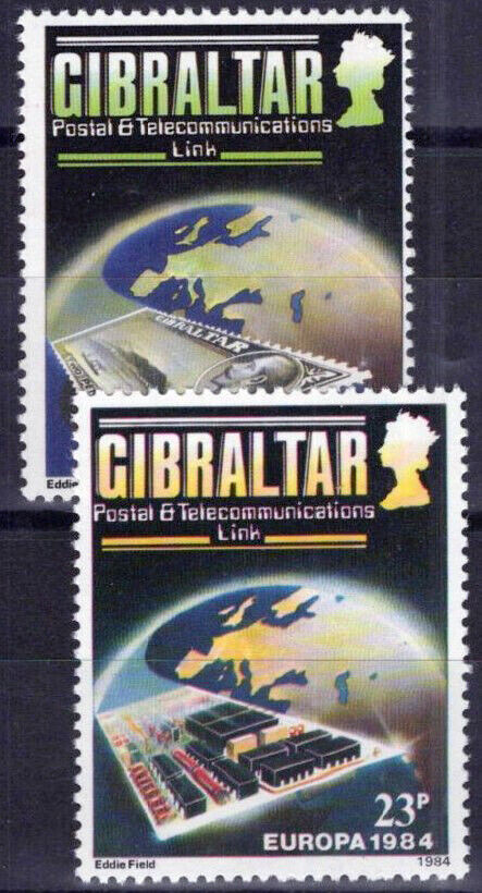 Gibraltar 459-460 MNH Europa Cept Communications 042523S98