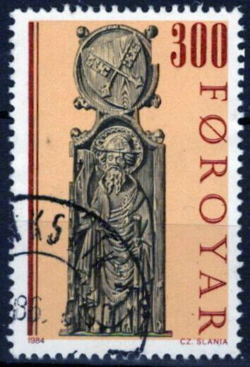 Faroe Islands 103 Used St. Jacob Saints Religion Carvings 051023S67M