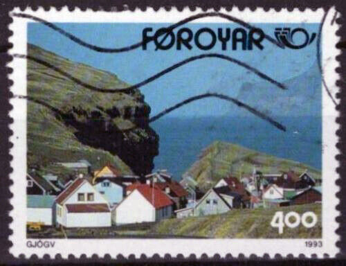 Faroe Islands 250 Used Coastline View Village of Gjogv 051023S89