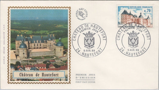 France FDC Marque Modele Chateau De Hautefort Castle 040922-SM237