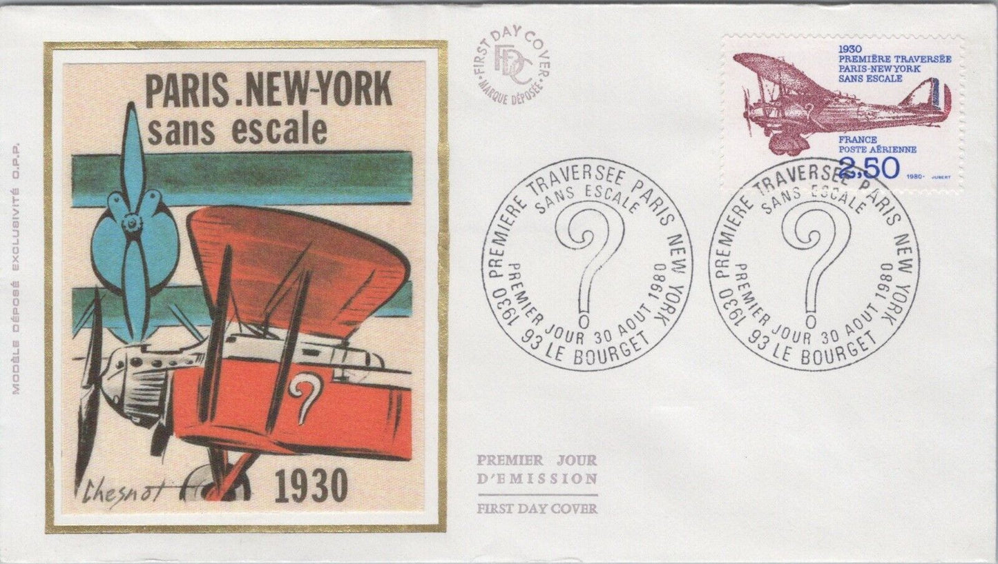 France First Day Cover FDC Modele Depose Planes Aviation 040922SM171