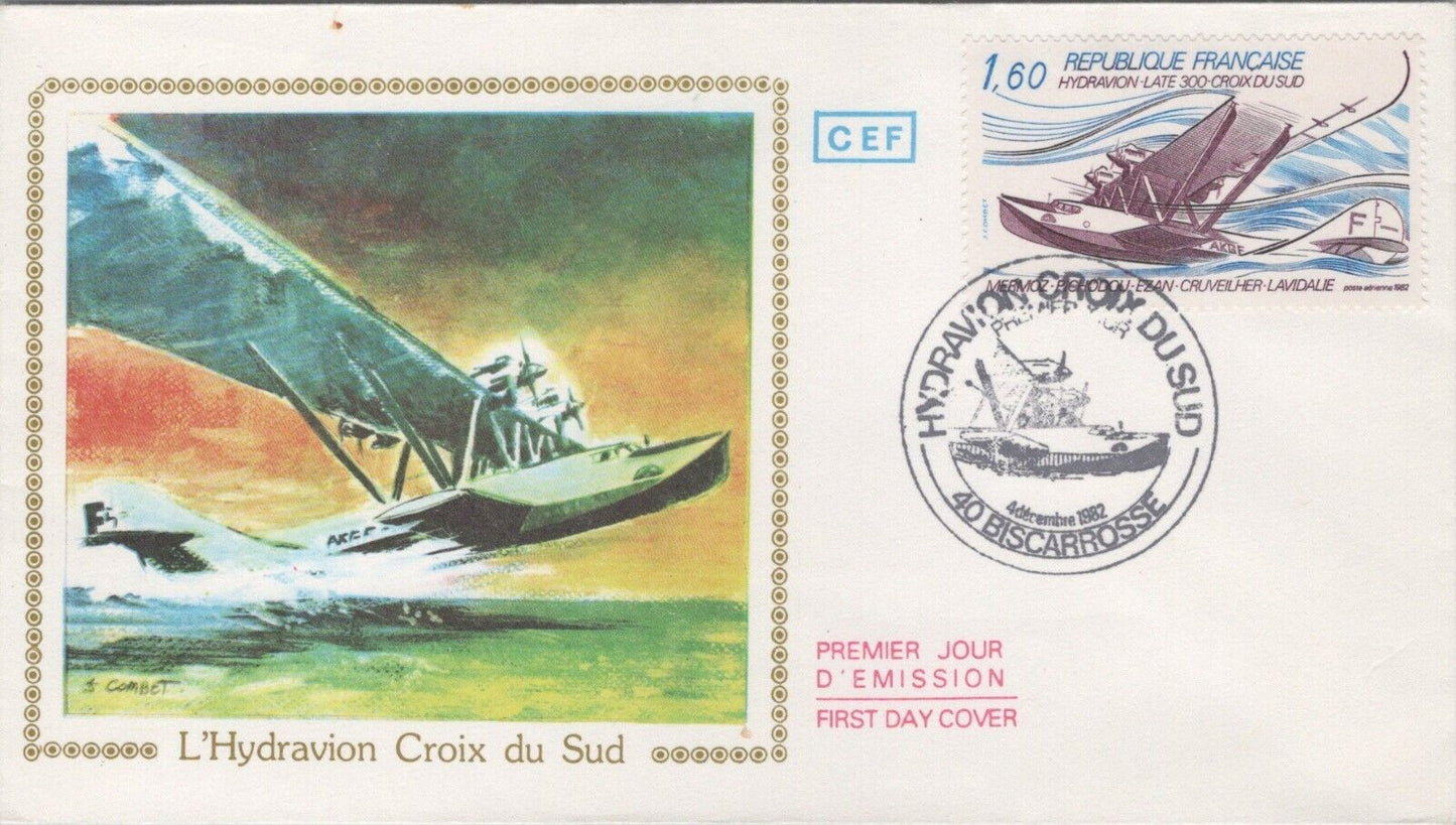 France First Day Cover FDC CEF Aviation Planes 040922SM169