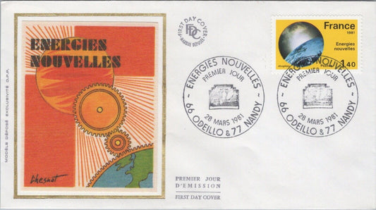 France FDC Modele Depose New Energies Industry Science 040922SM183