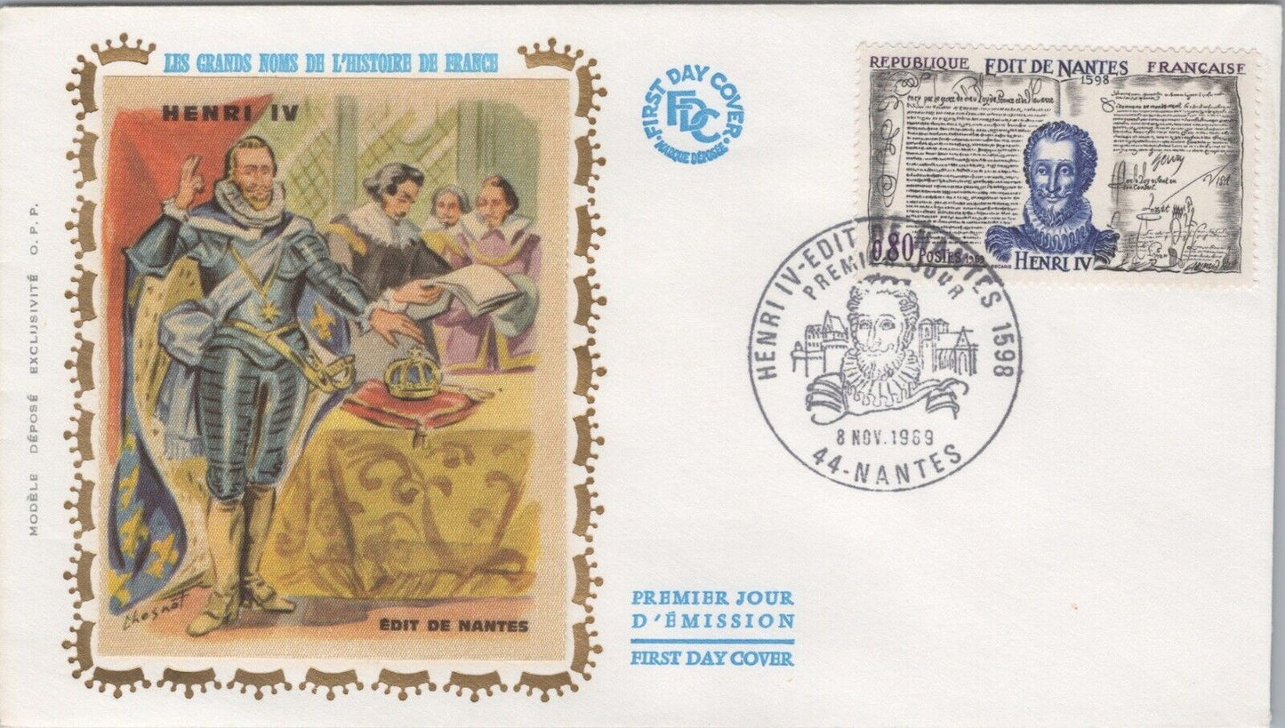 France FDC Modele Depose Edict Nantes Protestant Reformation 040922SM201