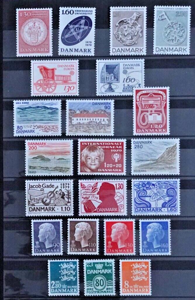 Denmark Official Year Set 1979 MNH Presentation Pack Folio 051723SL05M